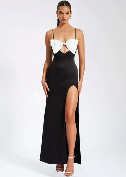 Bow-Tie Evening Gown